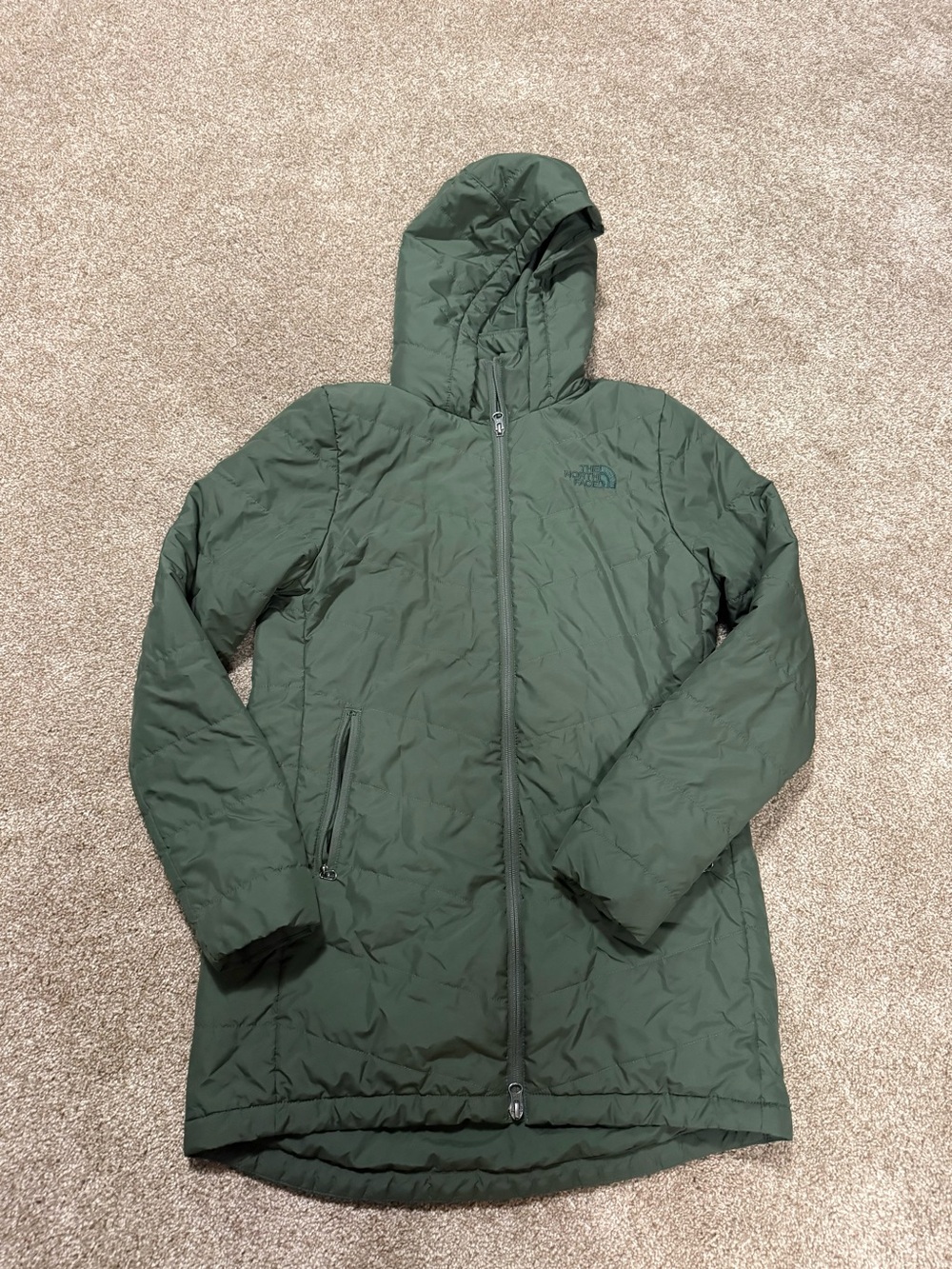 The North Face Women's Hooded Insulated Parka — Olive Green